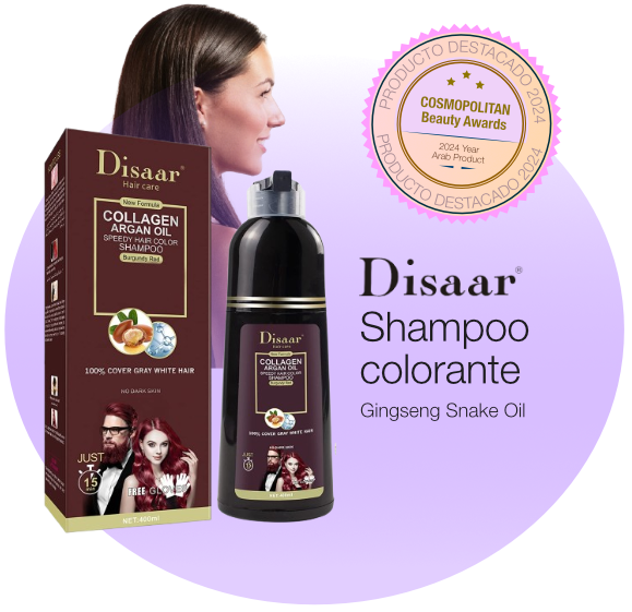 Disaar® Shampoo Colorante Cubre Canas