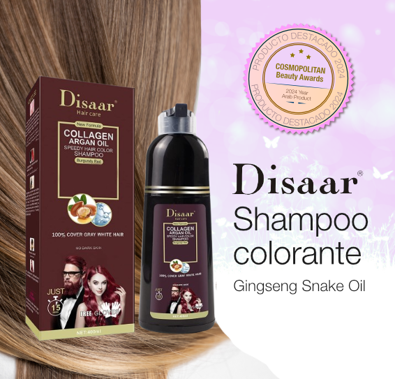 Disaar® Shampoo Colorante Cubre Canas