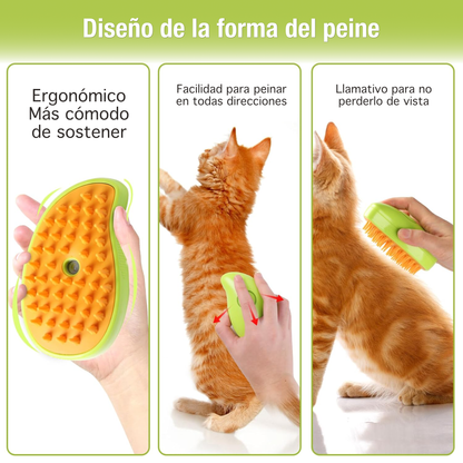 Pet Spa Brush™ | Cepillo a vapor para mascotas