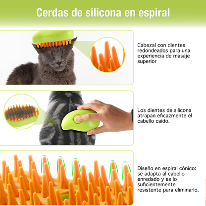 Pet Spa Brush™ | Cepillo a vapor para mascotas